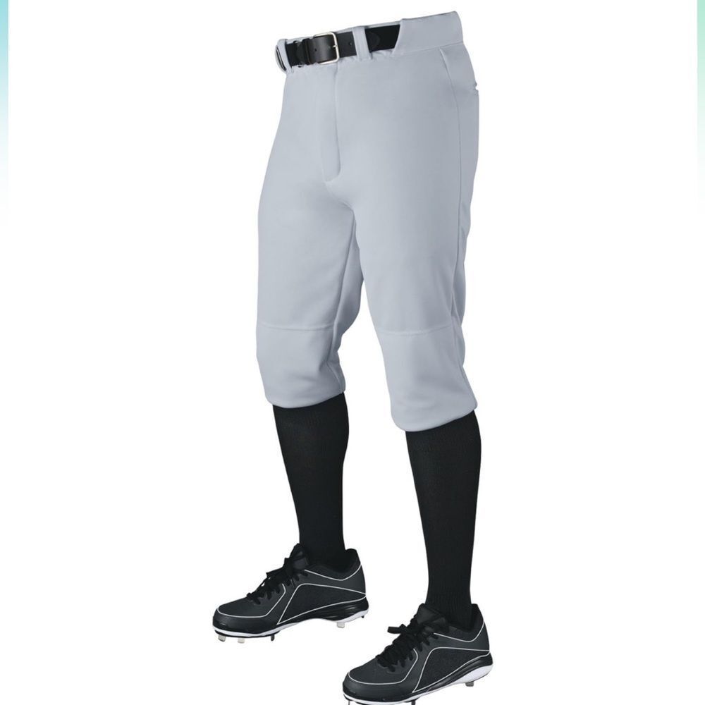Mens Baseball Pants In Gray